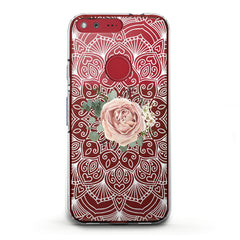 Lex Altern TPU Silicone Google Pixel Case Pink Rose