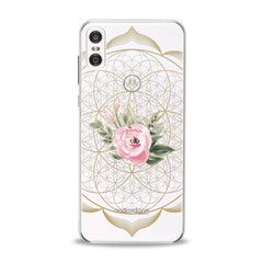 Lex Altern TPU Silicone Motorola Case Pink Tea Rose