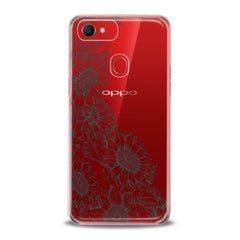 Lex Altern TPU Silicone Oppo Case Sunflowers Graphic