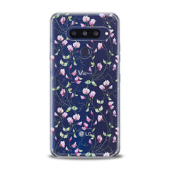 Lex Altern TPU Silicone LG Case Pink Floral Pattern