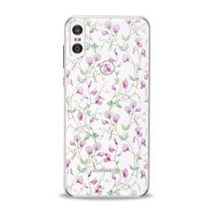 Lex Altern TPU Silicone Motorola Case Pink Floral Pattern