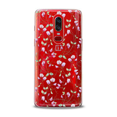 Lex Altern TPU Silicone OnePlus Case Pink Floral Pattern