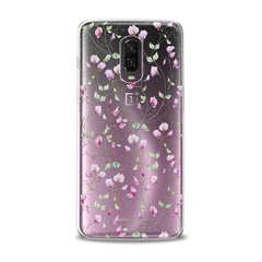 Lex Altern TPU Silicone OnePlus Case Pink Floral Pattern