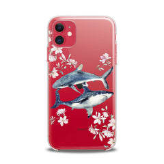 Lex Altern TPU Silicone iPhone Case Floral Shark