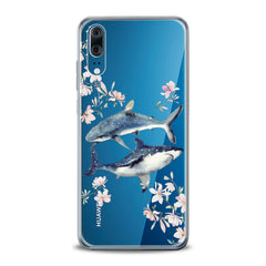 Lex Altern TPU Silicone Huawei Honor Case Floral Shark