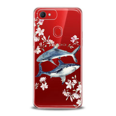 Lex Altern TPU Silicone Oppo Case Floral Shark