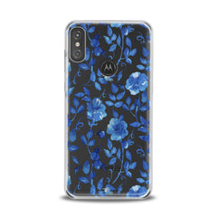 Lex Altern TPU Silicone Motorola Case Blue Flowers Blossom