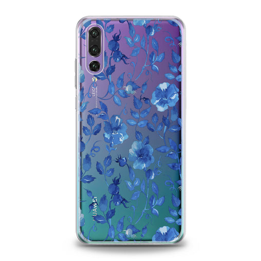 Lex Altern Blue Flowers Blossom Huawei Honor Case