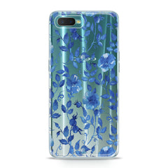 Lex Altern TPU Silicone Oppo Case Blue Flowers Blossom