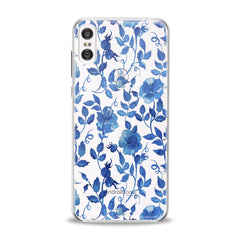 Lex Altern Blue Flowers Blossom Motorola Case