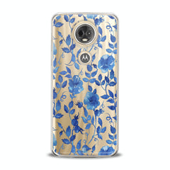 Lex Altern TPU Silicone Motorola Case Blue Flowers Blossom