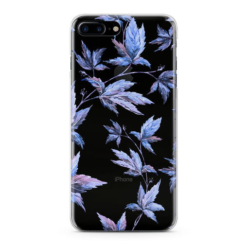 Lex Altern Purple Leaves Plants Phone Case for your iPhone & Android phone.