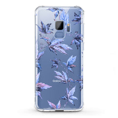 Lex Altern TPU Silicone Phone Case Purple Leaves Plants