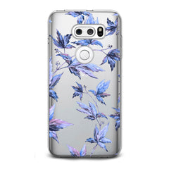 Lex Altern TPU Silicone LG Case Purple Leaves Plants