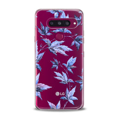 Lex Altern TPU Silicone Phone Case Purple Leaves Plants