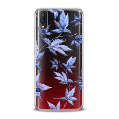 Lex Altern TPU Silicone VIVO Case Purple Leaves Plants