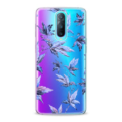 Lex Altern TPU Silicone Oppo Case Purple Leaves Plants