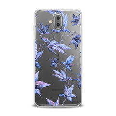 Lex Altern TPU Silicone Phone Case Purple Leaves Plants