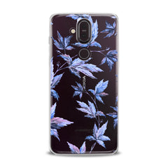 Lex Altern TPU Silicone Nokia Case Purple Leaves Plants