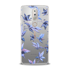 Lex Altern TPU Silicone Nokia Case Purple Leaves Plants