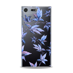 Lex Altern Purple Leaves Plants Sony Xperia Case