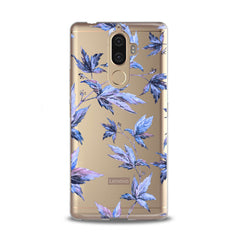 Lex Altern TPU Silicone Lenovo Case Purple Leaves Plants