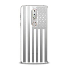 Lex Altern TPU Silicone Nokia Case Black USA Flag