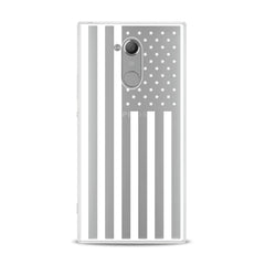 Lex Altern TPU Silicone Sony Xperia Case Black USA Flag