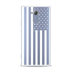 Lex Altern TPU Silicone Sony Xperia Case Black USA Flag