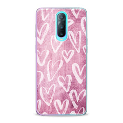 Lex Altern TPU Silicone Oppo Case Hearts Pattern