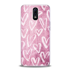 Lex Altern TPU Silicone Oppo Case Hearts Pattern