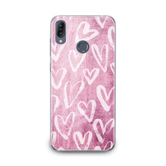 Lex Altern TPU Silicone Asus Zenfone Case Hearts Pattern