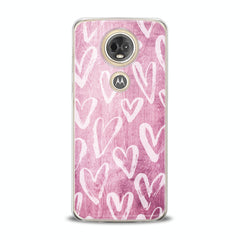 Lex Altern TPU Silicone Motorola Case Hearts Pattern