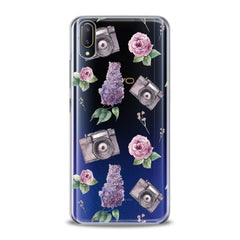 Lex Altern TPU Silicone Vivo Case Floral Photo Cameras