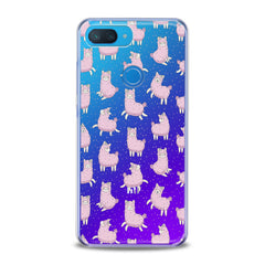 Lex Altern TPU Silicone Xiaomi Redmi Mi Case Pink Alpaca Pattern