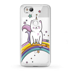 Lex Altern TPU Silicone Google Pixel Case Kawaii Unicat