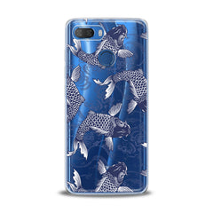 Lex Altern TPU Silicone Lenovo Case Blue Koi Fishes