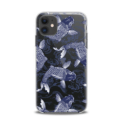 Lex Altern TPU Silicone iPhone Case Blue Koi Fishes