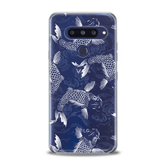 Lex Altern TPU Silicone LG Case Blue Koi Fishes