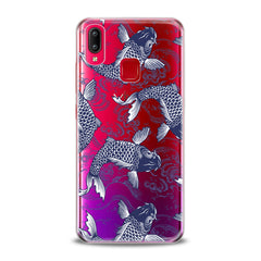 Lex Altern TPU Silicone VIVO Case Blue Koi Fishes