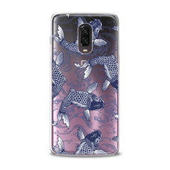 Lex Altern TPU Silicone OnePlus Case Blue Koi Fishes