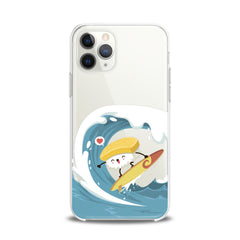 Lex Altern TPU Silicone iPhone Case Sushi Surfing