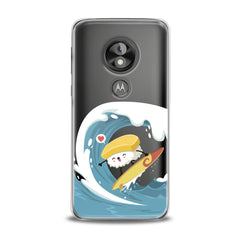 Lex Altern TPU Silicone Motorola Case Sushi Surfing