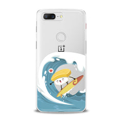 Lex Altern TPU Silicone OnePlus Case Sushi Surfing