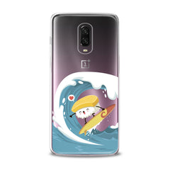 Lex Altern TPU Silicone OnePlus Case Sushi Surfing