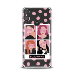 Lex Altern TPU Silicone Motorola Case Black Pink Girls