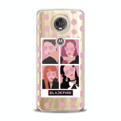 Lex Altern TPU Silicone Motorola Case Black Pink Girls