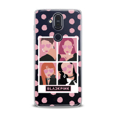 Lex Altern TPU Silicone Nokia Case Black Pink Girls