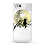 Lex Altern TPU Silicone Google Pixel Case Moon Cat