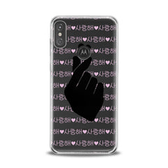 Lex Altern TPU Silicone Motorola Case Kpop Music Heart